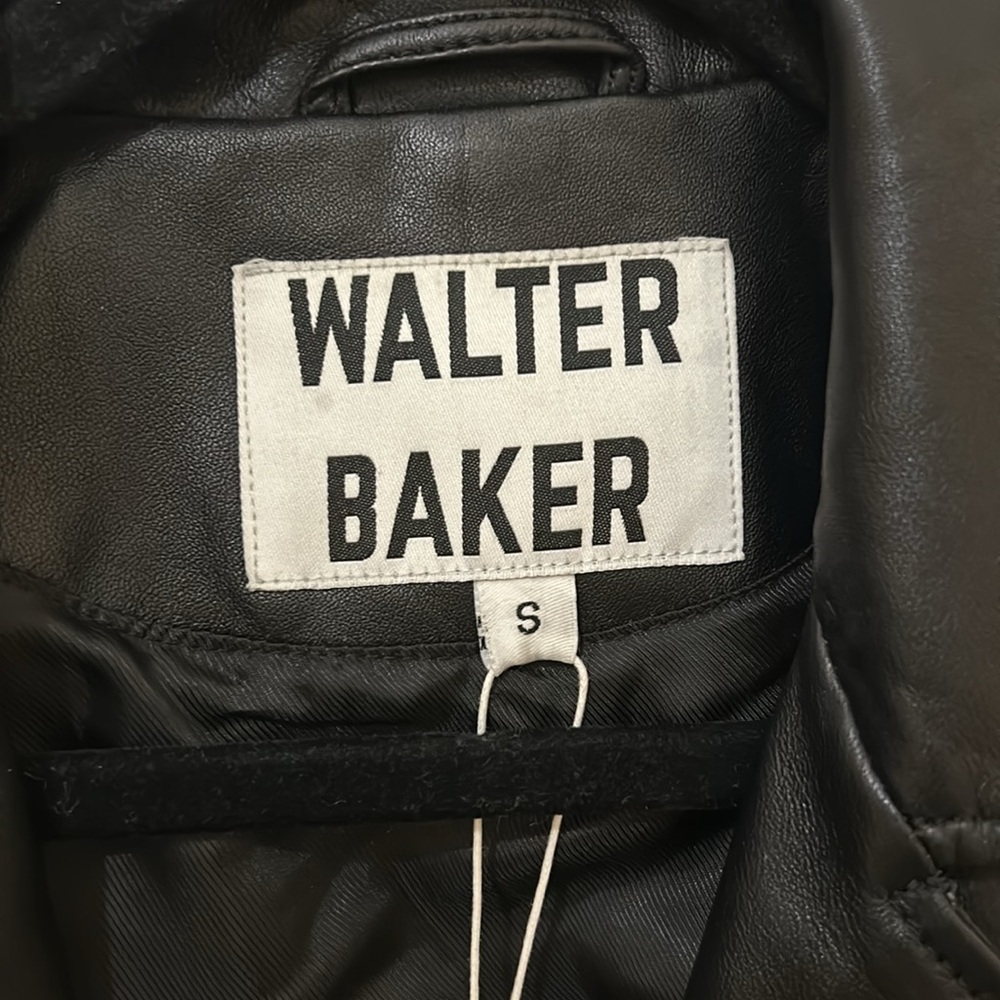 Walter Baker lamb Leather Jacket - Picture 10 of 13